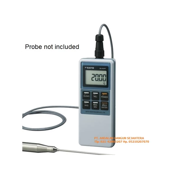 SK SATO 8012-00 Precision Digital Thermometer Model. SK-810PT