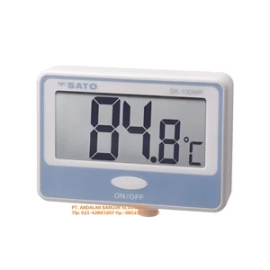 SK SATO 8050-00 Wall-mount Waterproof Digital Thermometer Type: SK-100WP