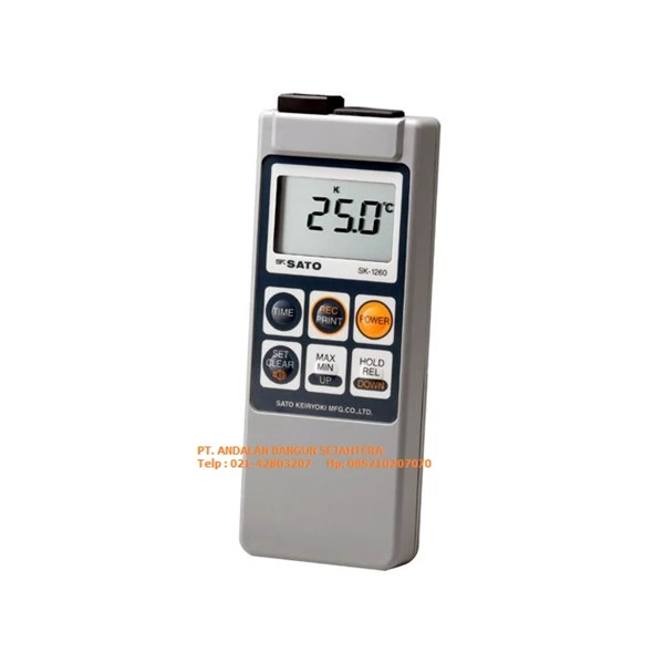 SK Sato Cat. 8080-00 Waterproof Digital Thermometer without Probe Type: SK-1260