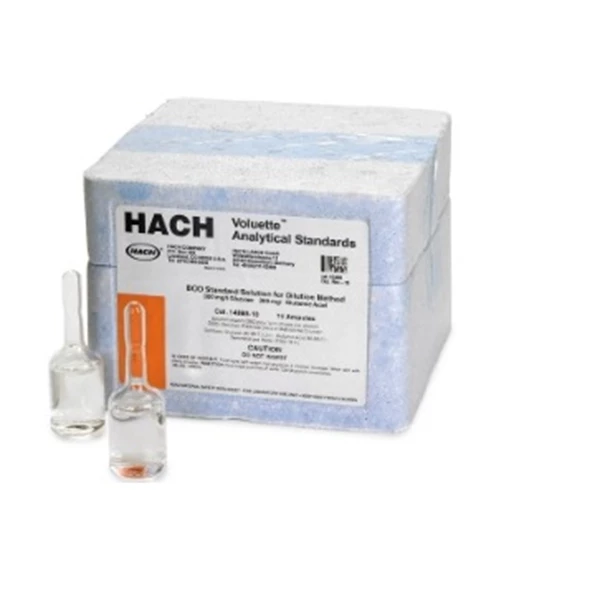 HACH 1486510 BOD Standard Solution 300 mg/L pk/16 - 10-mL Voluette® Ampules