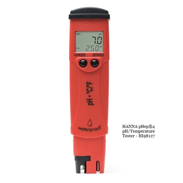 HANNA pHep®4 pH/Temperature Tester - HI98127