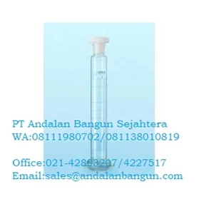 DURAN Measuring cylinder with plastic stopper class A batch certificate hexagonal base