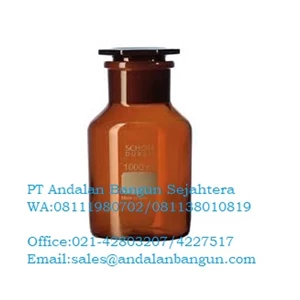 DURAN Reagent Bottle wide neck amber