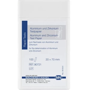 MACHEREY-NAGEL 90721 Qualitative Aluminum/Zirconium test paper 10 mg/L Al / 20 mg/L Zr