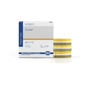 MACHEREY-NAGEL 90311 pH test paper Duotest pH 1–12 with two indicator zones refill pack