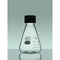 IWAKI Erlenmeyer Flask With Screw Cap