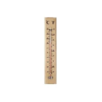 Indoor Outdoor Wood Type Thermometer