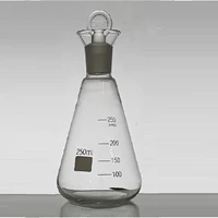 Iodine Flask 250 ml with glass stopper IWAKI