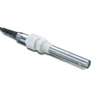Contacting Conductivity Sensor for Low Conductivity K=0 5 3/4 Kynar Compression Fitting
