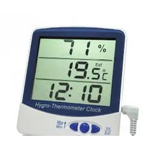 HYGRO - Thermometer CLOCK TYPE 15020