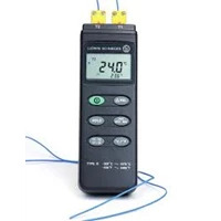 DIGITAL HANDHELD MEASURING DEVICE WITH TWO INPUT CHANNELS TYPE 13100 For thermocouples Type K (NiCr-Ni)